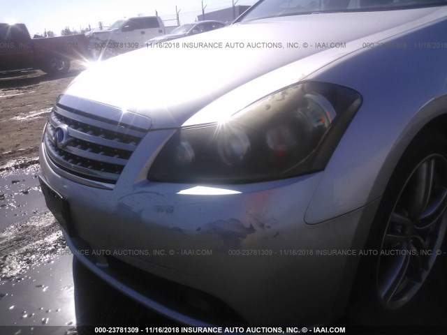 JNKBY01E67M402490 - 2007 INFINITI M45 SPORT SILVER photo 6