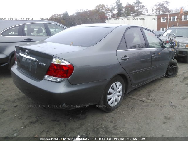 4T1BE32KX5U983565 - 2005 TOYOTA CAMRY LE/XLE/SE GRAY photo 4