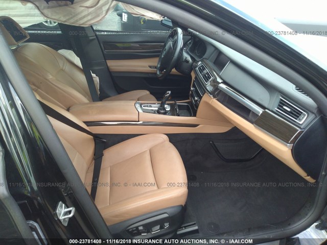 WBAYE8C52ED780347 - 2014 BMW 750 LI BLACK photo 5