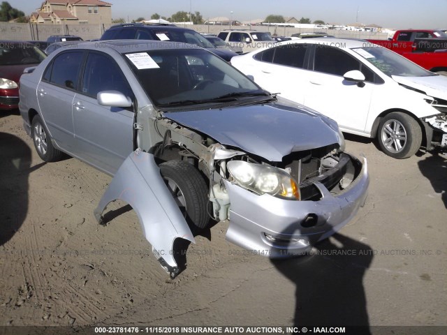 1NXBR32E05Z497782 - 2005 TOYOTA COROLLA CE/LE/S SILVER photo 1