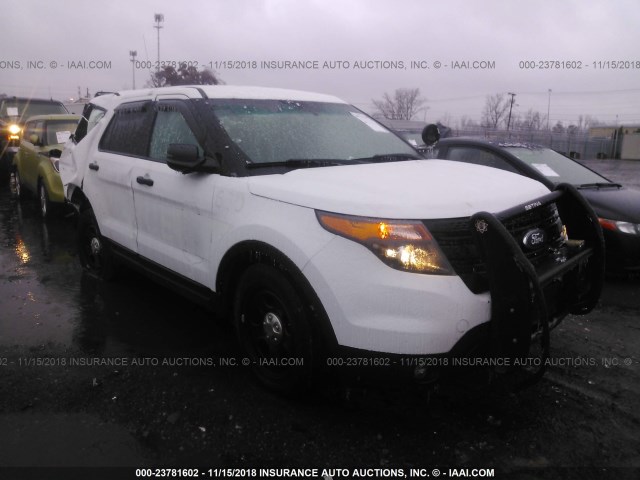 1FM5K8AR4FGA88462 - 2015 FORD EXPLORER POLICE INTERCEPTOR WHITE photo 1