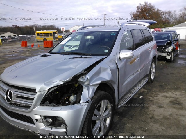 4JGBF7BE0AA550069 - 2010 MERCEDES-BENZ GL 450 4MATIC SILVER photo 6