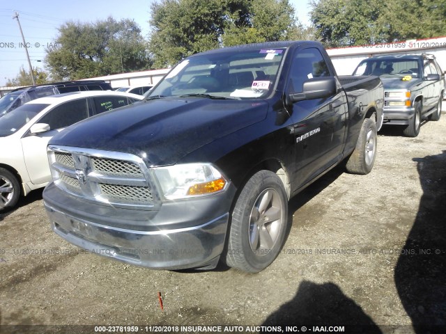 3C6JD6AKXCG126885 - 2012 DODGE RAM 1500 ST BLACK photo 2