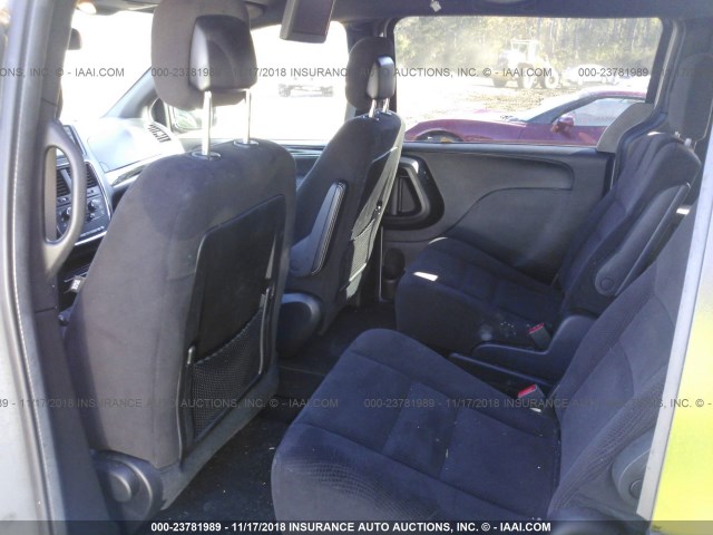 2C4RDGBG0GR267380 - 2016 DODGE GRAND CARAVAN SE SILVER photo 8