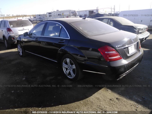 WDDNG9EBXCA447441 - 2012 MERCEDES-BENZ S 550 4MATIC BLACK photo 3