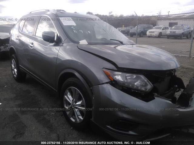 JN8AT2MV9GW146177 - 2016 NISSAN ROGUE S/SL/SV GRAY photo 1