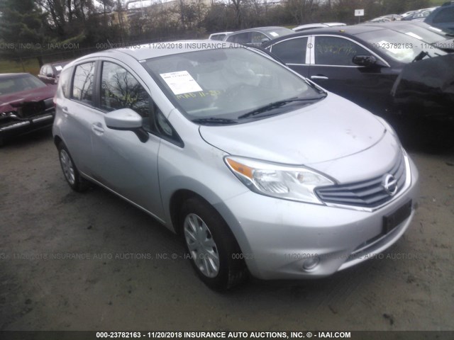 3N1CE2CP4FL439185 - 2015 NISSAN VERSA NOTE S/S PLUS/SV/SL/SR GRAY photo 1