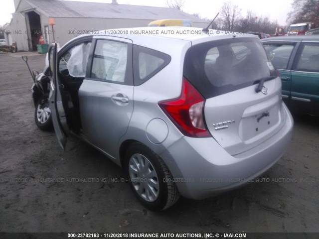 3N1CE2CP4FL439185 - 2015 NISSAN VERSA NOTE S/S PLUS/SV/SL/SR GRAY photo 3