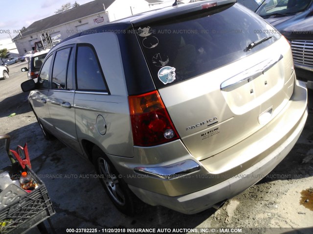 2A8GF68X77R299741 - 2007 CHRYSLER PACIFICA TOURING GOLD photo 3