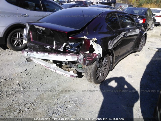 JTKJF5C7XF3089665 - 2015 TOYOTA SCION TC Tünd qırmızı foto 4