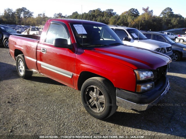 1GCEC14X04Z299145 - 2004 CHEVROLET SILVERADO C1500 RED photo 1