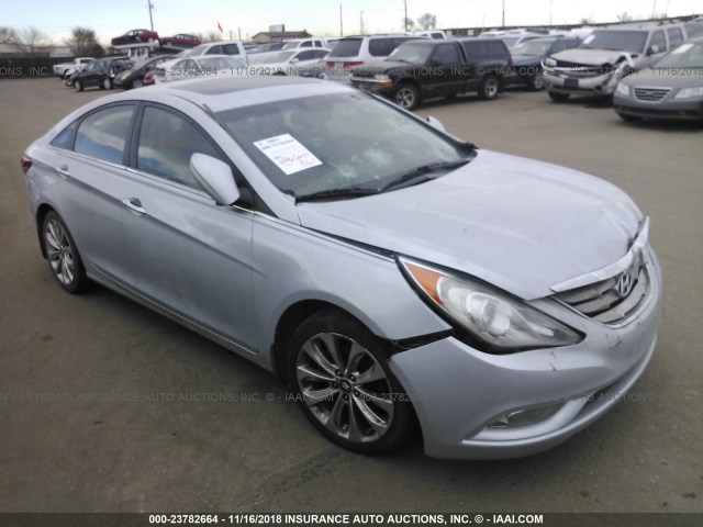 5NPEC4ACXBH199707 - 2011 HYUNDAI SONATA SE/LIMITED SILVER photo 1