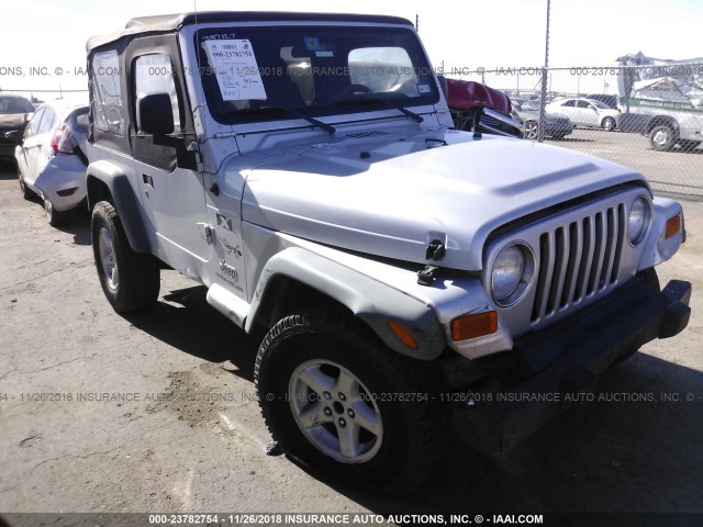 1J4FA39S66P775300 - 2006 JEEP WRANGLER X SILVER photo 1