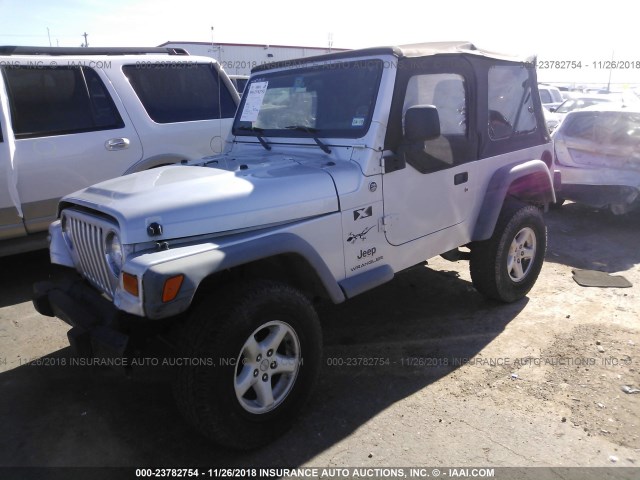 1J4FA39S66P775300 - 2006 JEEP WRANGLER X SILVER photo 2