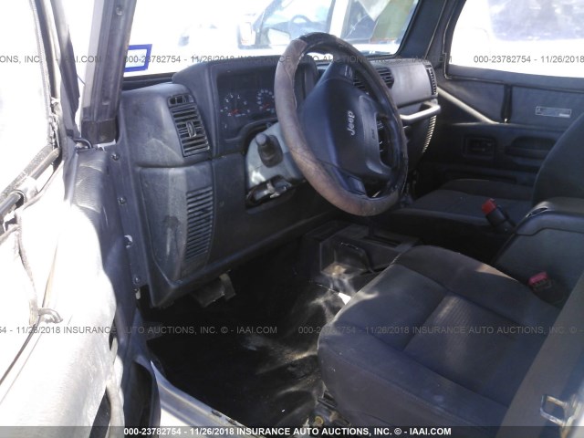 1J4FA39S66P775300 - 2006 JEEP WRANGLER X SILVER photo 5