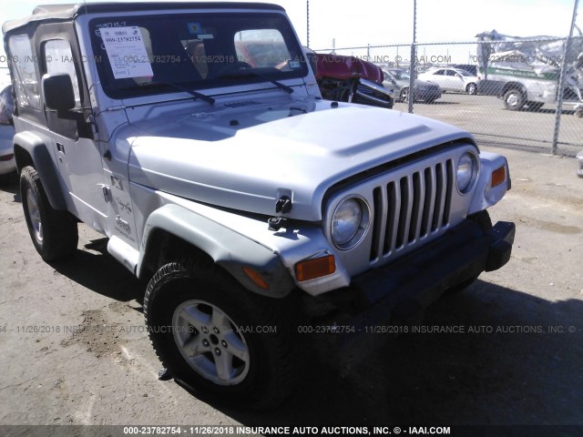 1J4FA39S66P775300 - 2006 JEEP WRANGLER X SILVER photo 6