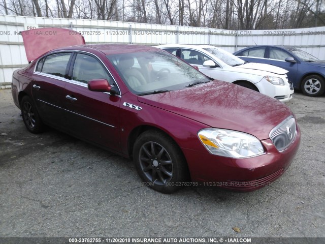 1G4HD57206U170111 - 2006 BUICK LUCERNE CXL RED photo 1