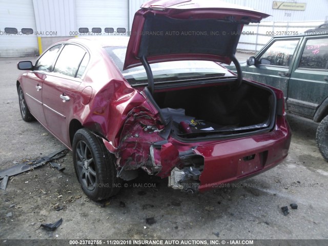 1G4HD57206U170111 - 2006 BUICK LUCERNE CXL RED photo 6