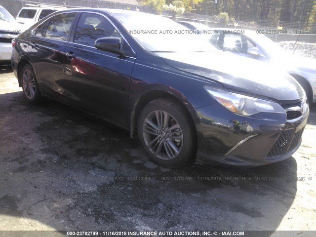 4T1BF1FK1HU691559 - 2017 TOYOTA CAMRY LE/XLE/SE/XSE Dark Blue photo 1