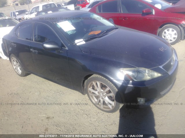 JTHBK262972044471 - 2007 LEXUS IS 250 GRAY photo 1