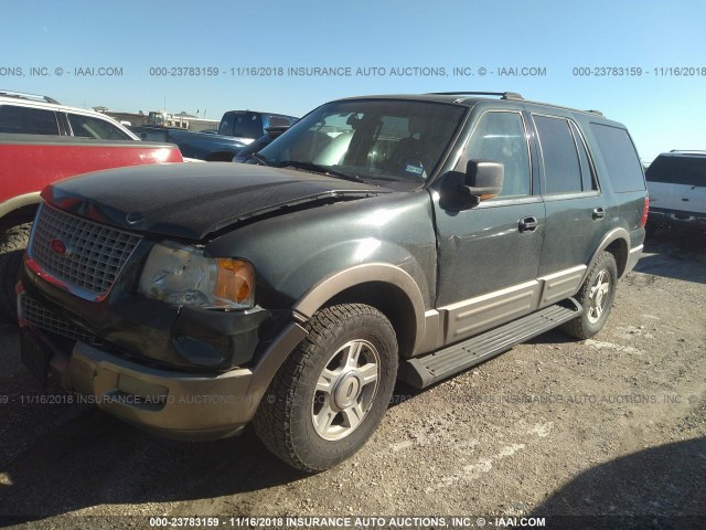 1FMPU17L03LA57144 - 2003 FORD EXPEDITION EDDIE BAUER GREEN photo 2