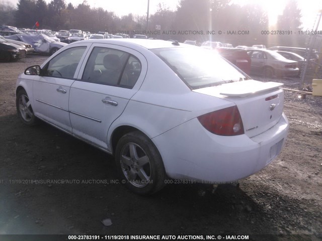 1G1AZ54F757543245 - 2005 CHEVROLET COBALT LT WHITE photo 3