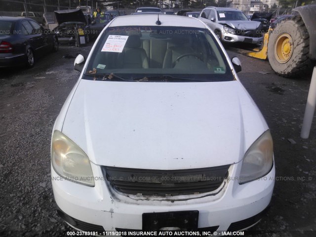 1G1AZ54F757543245 - 2005 CHEVROLET COBALT LT WHITE photo 6