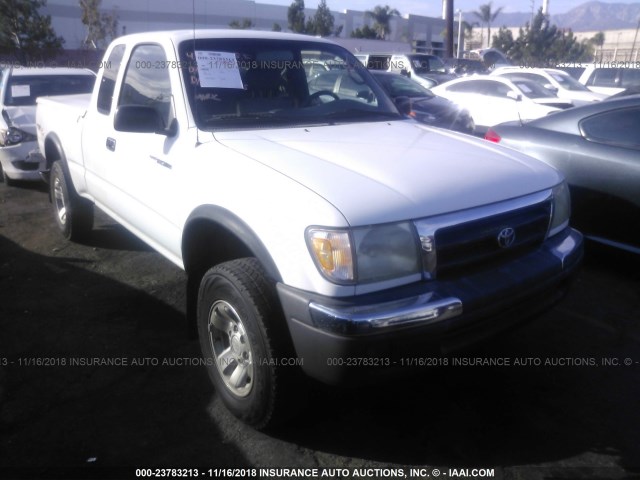 4TASN92N4XZ557454 - 1999 TOYOTA TACOMA XTRACAB PRERUNNER WHITE photo 1