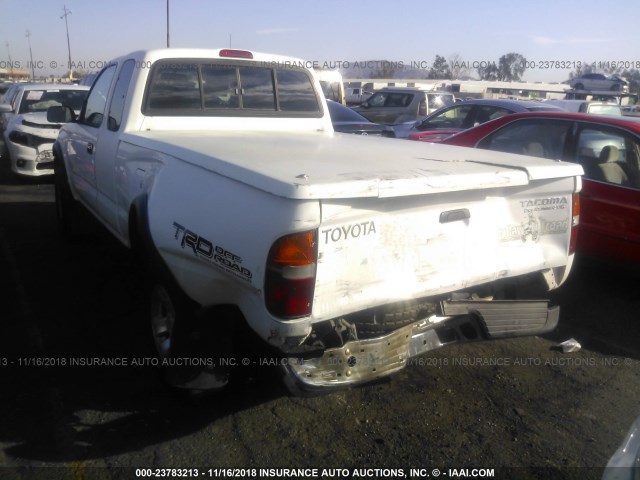 4TASN92N4XZ557454 - 1999 TOYOTA TACOMA XTRACAB PRERUNNER WHITE photo 3