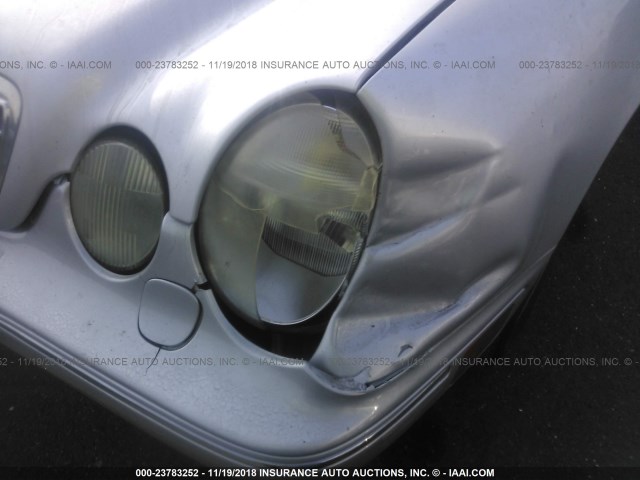 WDBJF65JXYB108454 - 2000 MERCEDES-BENZ E 320 SILVER photo 6