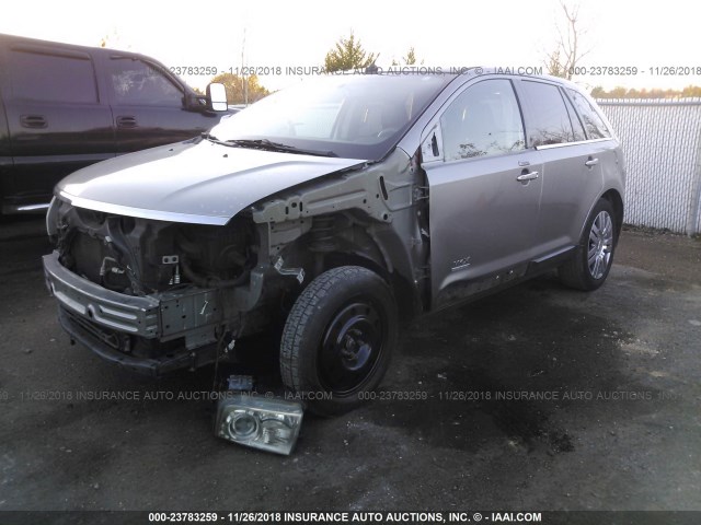 2LMDU68C28BJ16723 - 2008 LINCOLN MKX GRAY photo 2