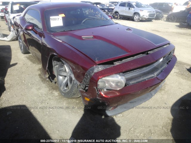 2C3CDYAG2EH225040 - 2014 DODGE CHALLENGER SXT MAROON photo 6