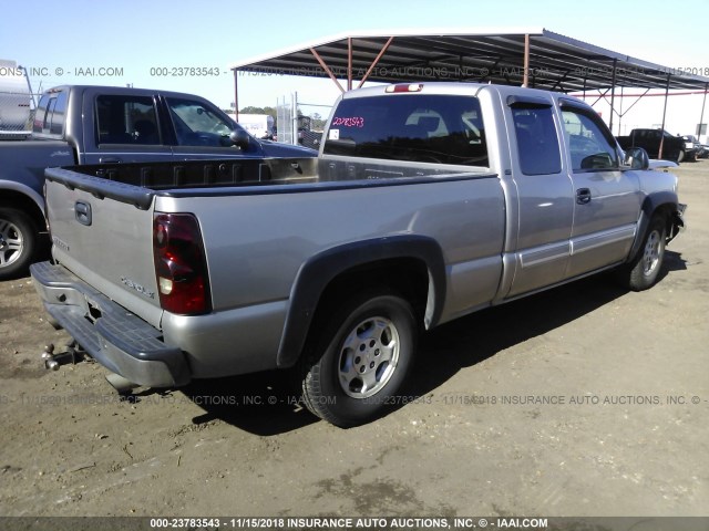 2GCEC19T631217870 - 2003 CHEVROLET SILVERADO C1500 SILVER photo 4