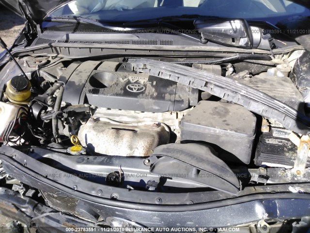 4T1BF3EK4AU079262 - 2010 TOYOTA CAMRY SE/LE/XLE ნაცრისფერი ფოტო 10