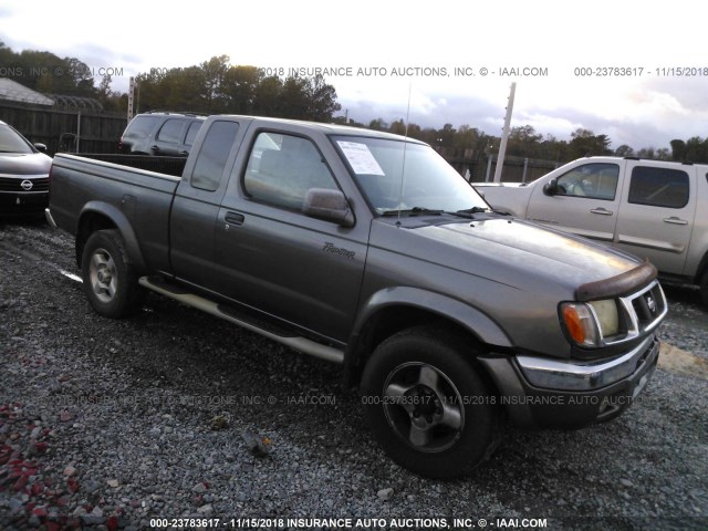 1N6ED26T1YC409669 - 2000 NISSAN FRONTIER GRAY photo 1