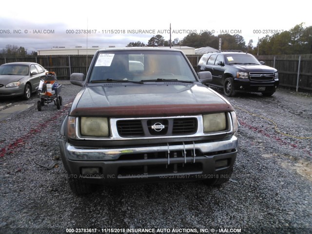 1N6ED26T1YC409669 - 2000 NISSAN FRONTIER GRAY photo 6