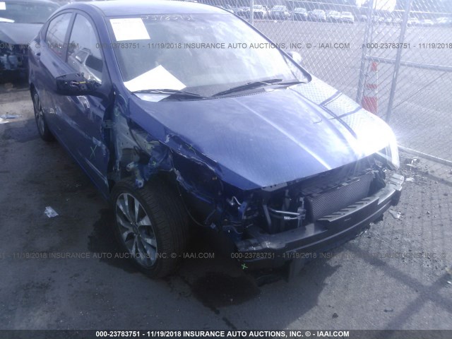 KMHCT4AE4HU255711 - 2017 HYUNDAI ACCENT SE BLUE photo 6