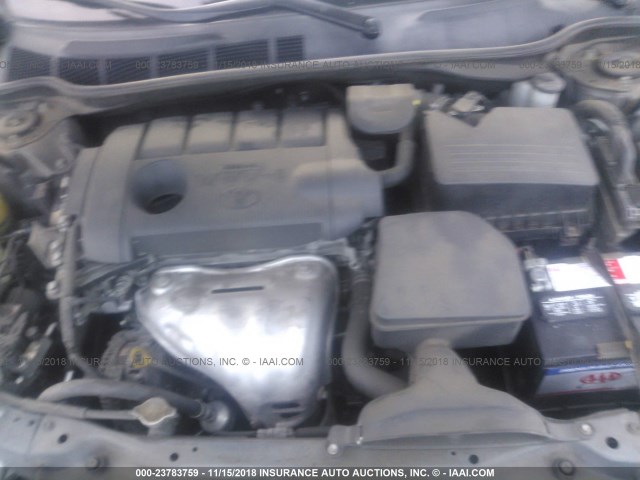 4T1BF3EK1BU602481 - 2011 TOYOTA CAMRY SE/LE/XLE GRAY photo 10