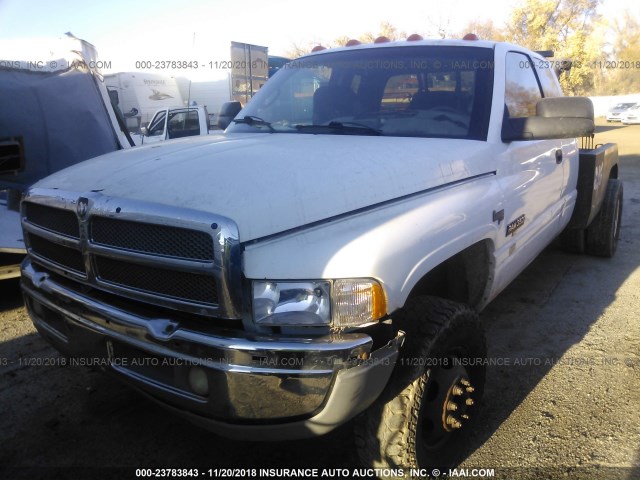 1B7MF33771J259493 - 2001 DODGE RAM 3500 WHITE photo 2