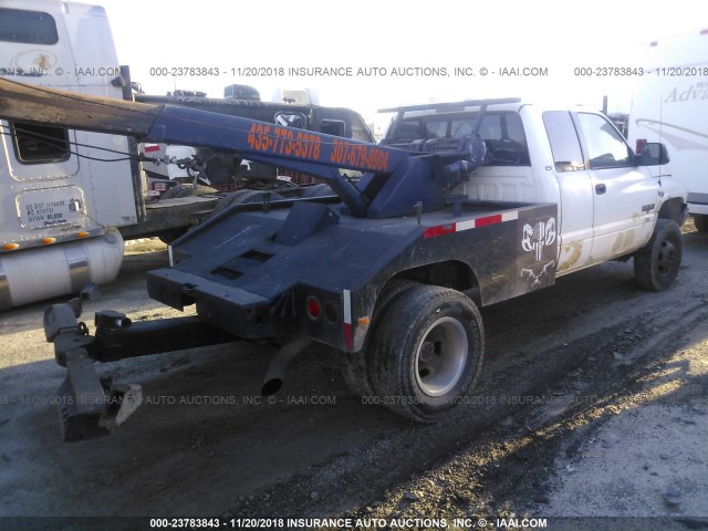 1B7MF33771J259493 - 2001 DODGE RAM 3500 WHITE photo 4