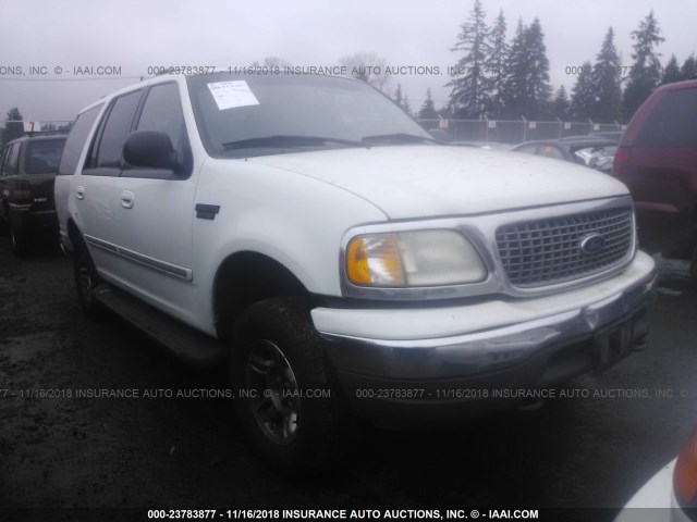 1FMRU1668YLB36332 - 2000 FORD EXPEDITION XLT WHITE photo 1