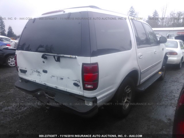 1FMRU1668YLB36332 - 2000 FORD EXPEDITION XLT WHITE photo 4