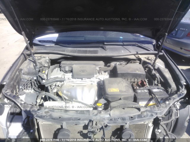 4T4BF1FK7FR497220 - 2015 TOYOTA CAMRY LE/XLE/SE/XSE BLUE photo 10