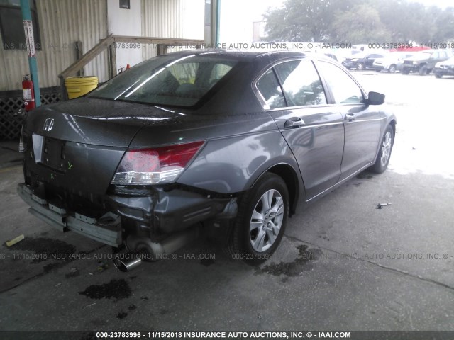 1HGCP2F41AA107554 - 2010 HONDA ACCORD LXP GRAY photo 4