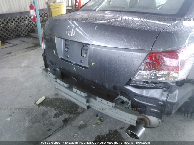 1HGCP2F41AA107554 - 2010 HONDA ACCORD LXP GRAY photo 6