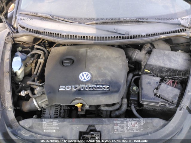 3VWDD21CX1M439311 - 2001 VOLKSWAGEN NEW BEETLE GLX 黑色 照片 10