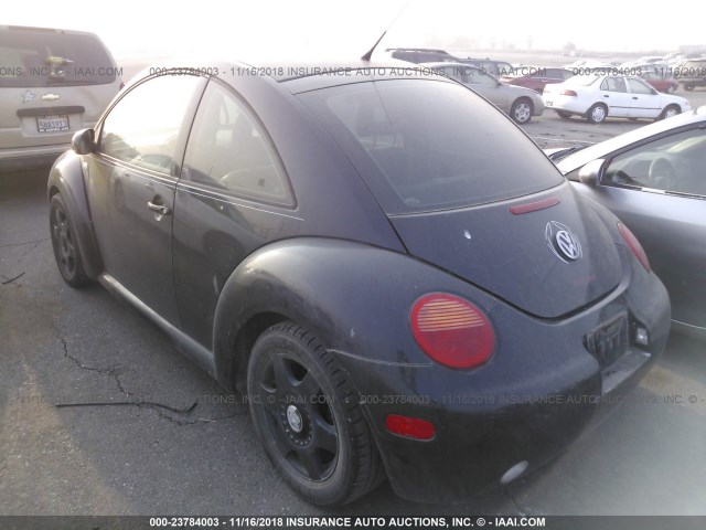 3VWDD21CX1M439311 - 2001 VOLKSWAGEN NEW BEETLE GLX 黑色 照片 3