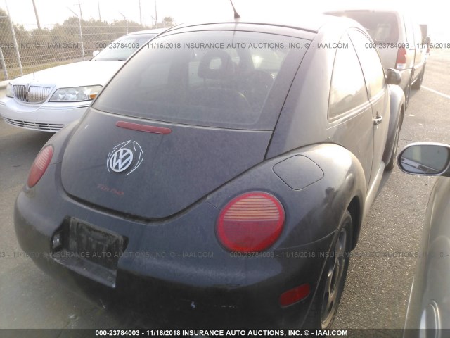 3VWDD21CX1M439311 - 2001 VOLKSWAGEN NEW BEETLE GLX 黑色 照片 4