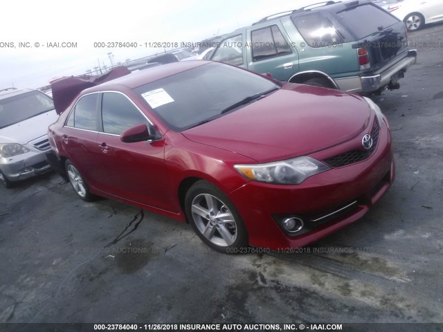 4T1BF1FK0CU634939 - 2012 TOYOTA CAMRY SE/LE/XLE 红色 照片 1