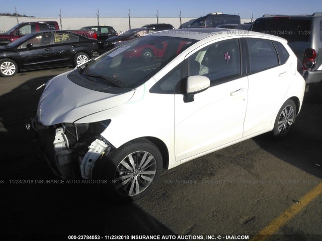 3HGGK5H78GM700235 - 2016 HONDA FIT EX/EXL WHITE photo 2